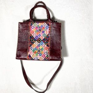 Embroidered hippy purse